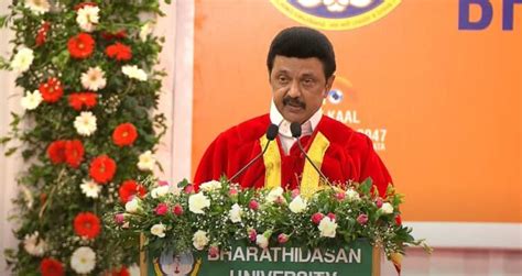 MK Stalin Full Speech Bharathidasan University Convocation 2024 Social ...