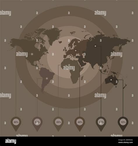 World Map Infographics Continents With Colorful Vecto - vrogue.co