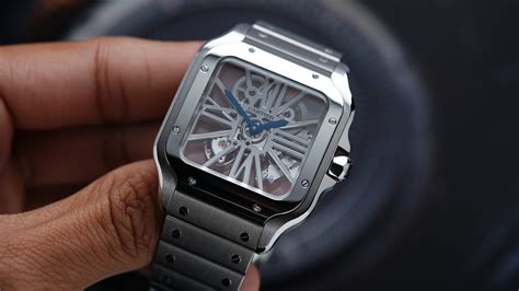 Cartier Santos De Cartier Skeleton - Ticking Way