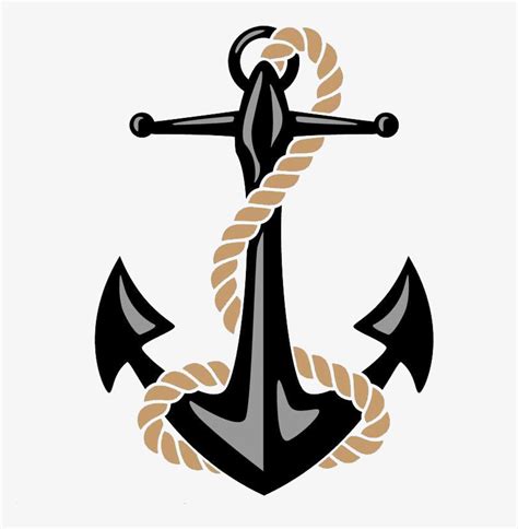 Rope Vector Anchor - Anchor With Rope Png PNG Image | Transparent PNG Free Download on SeekPNG