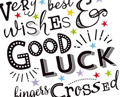 Printable Good Luck Cards