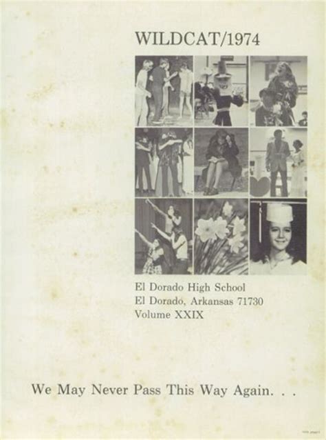 Explore 1974 El Dorado High School Yearbook, El Dorado AR - Classmates