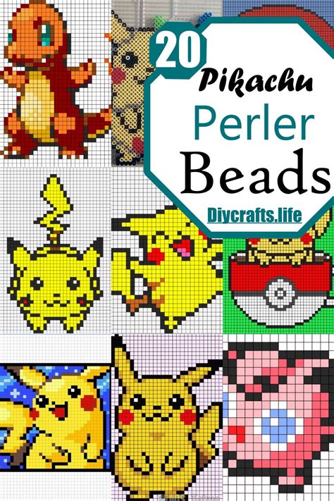 20 Pikachu Perler Bead Patterns For Pokemon Lovers - DIY Crafts