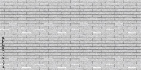 Brick grey wall seamless pattern background. Gray, white, light brick ...