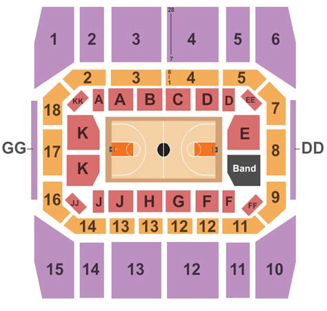 Gill Coliseum Seating Chart | Star Tickets