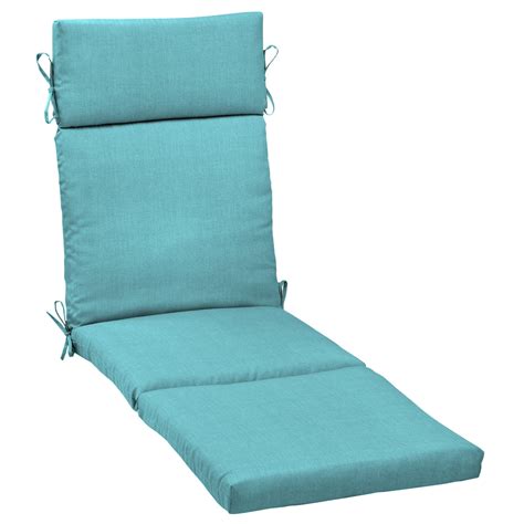 Mainstays Outdoor Chaise Lounge Cushion Blue-green 42.5 x 21, Solid Turquoise - Walmart.com