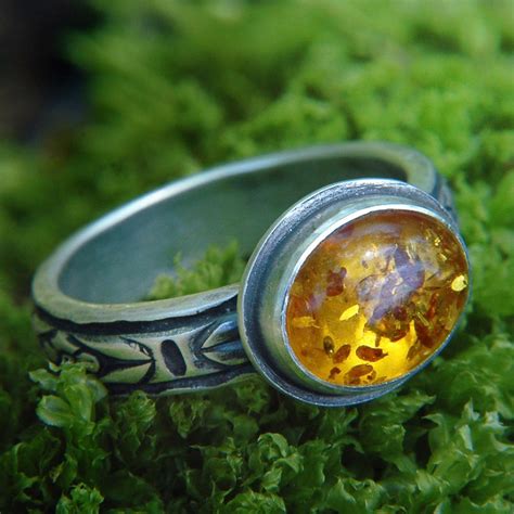 Amber Ring by metalsmitten on DeviantArt