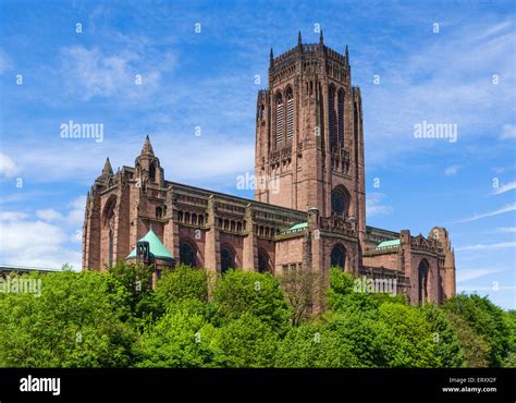 Liverpool Anglican Cathedral, Liverpool, Merseyside, England, UK Stock ...