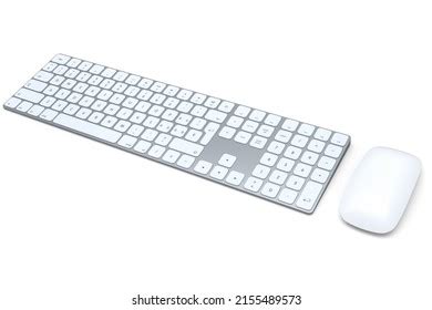Modern Aluminum Computer Keyboard Numpad Mouse Stock Illustration 2155489573 | Shutterstock