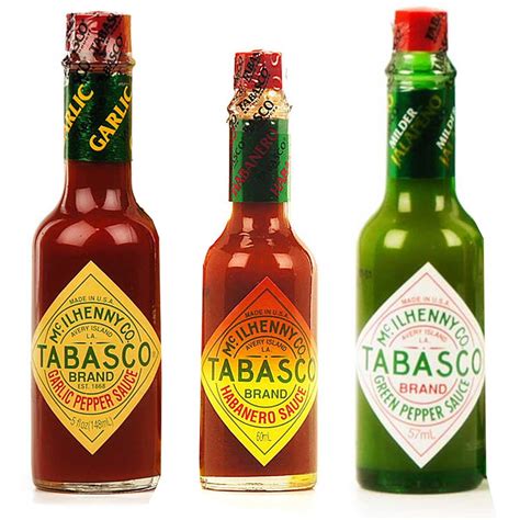 Assortment of Tabasco sauces - Mc Ilhenny - Tabasco brand