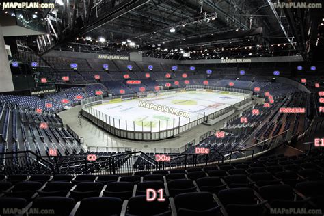 Zürich Oerlikon Hallenstadion seating map - View from Block D1 - Row 37 ...