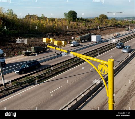 Average speed cameras used on roadworks during the M25 widening scheme ...