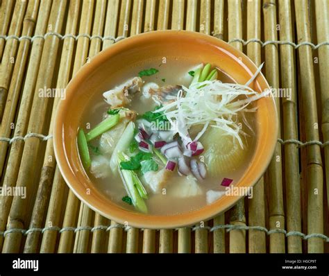 Tekwan fish soup typical of Palembang, Indonesia Stock Photo - Alamy