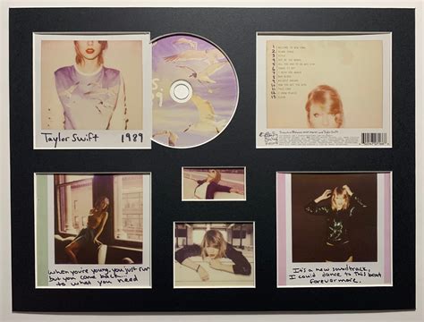 TAYLOR SWIFT 1989 Album Display Deluxe With Authentic Cd - Etsy UK