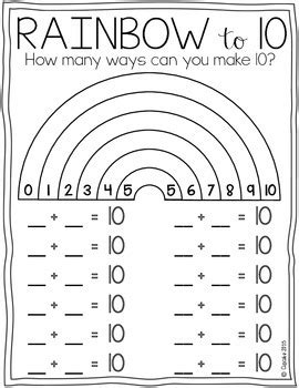 10+ Rainbow Maths Worksheets most complete - MWL