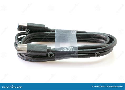 USB 3.0 Upstream Cable 6 Ft Stock Image - Image of external, computer: 184608149