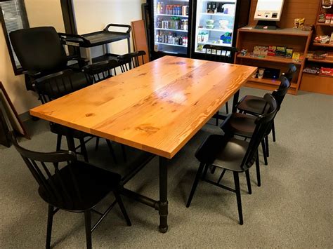 driftedge woodworking: Conference Room/ Break Room Table in Reclaimed fir with heavy duty 1 and ...