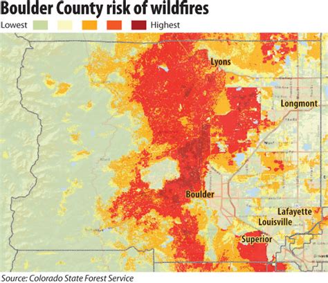 Report: 60 percent of Boulder County residents at risk for wildfires ...