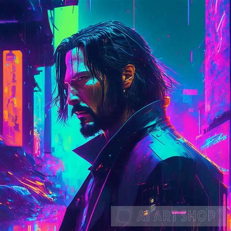 Keanu Reeves Cyberpunk Poster