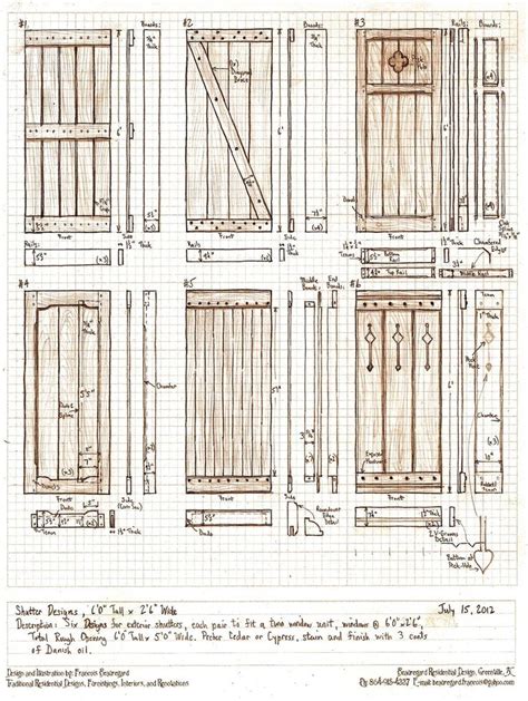 diy wood shutters plans - Jacinda Carey