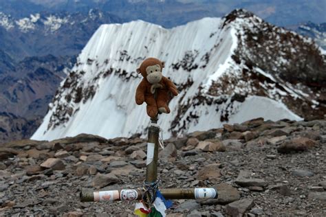 46 Dangles On The Aconcagua Summit 6962m Cross With Aconcagua South ...