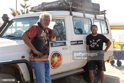 Australian actor, Ernie Dingo and his grandson Leslie Dingo on... News ...