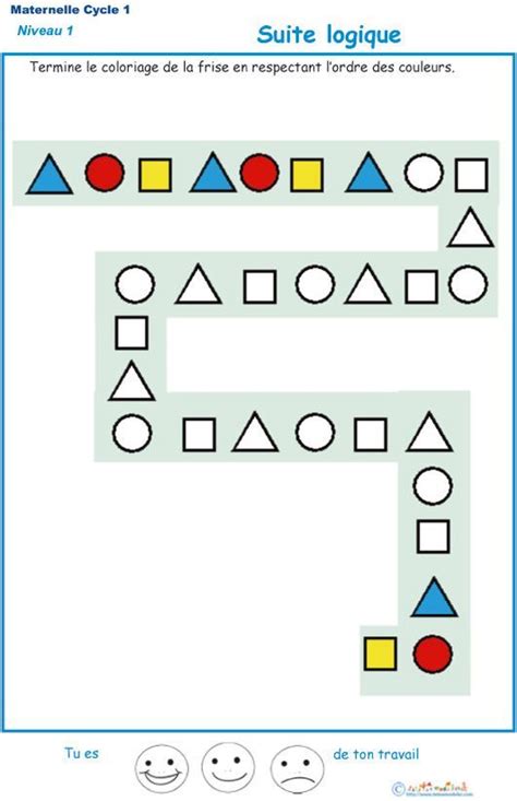 Renklerle İlgili Örüntü Çalışma Sayfaları Kids Math Worksheets ...