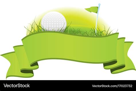 Golf banner Royalty Free Vector Image - VectorStock