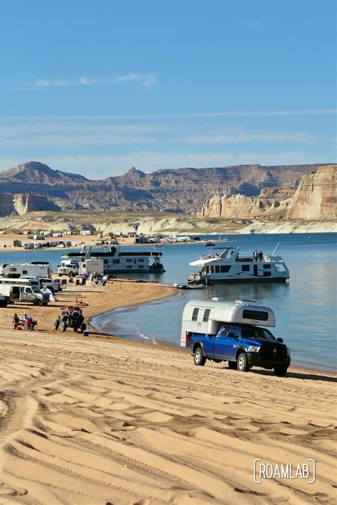 Lake Powell Camping On The Beach - forest camping wallpaper