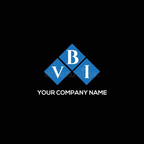 VBI Letter Logo Design on BLACK Background. VBI Creative Initials ...