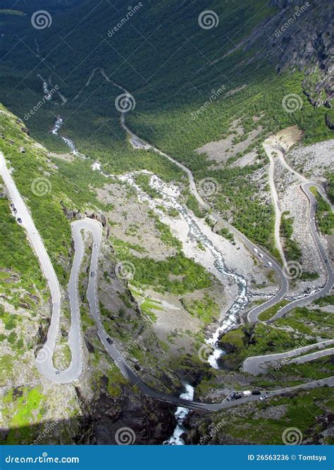 Mountain road in Norway stock photo. Image of scandinavia - 26563236