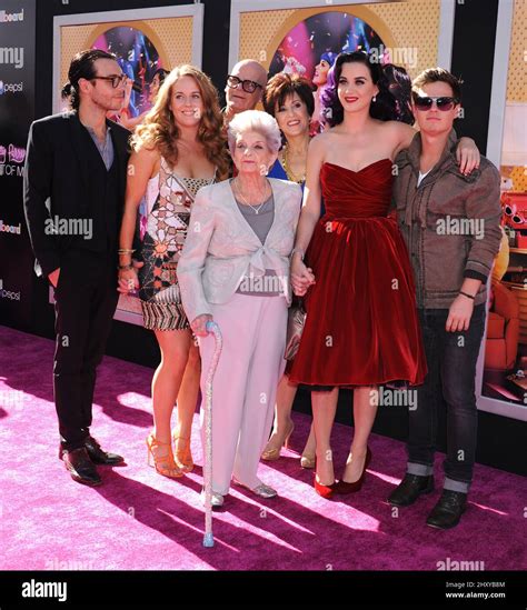 Katy Perry and family attend "Katy Perry: Part of Me" Los Angeles premiere held at Grauman's ...