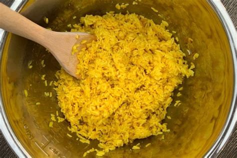 How to Make Instant Pot Yellow Rice - Margin Making Mom®