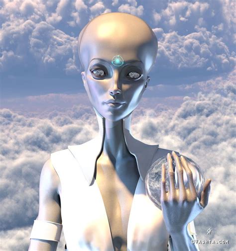 Galactic connection for Maria: She has a bluish-silver glow to her ...