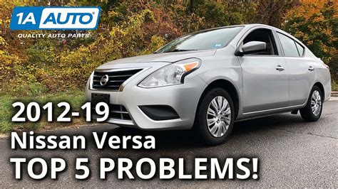 Top 5 Problems Nissan Versa Sedan 2nd Generation 2012-19 - YouTube