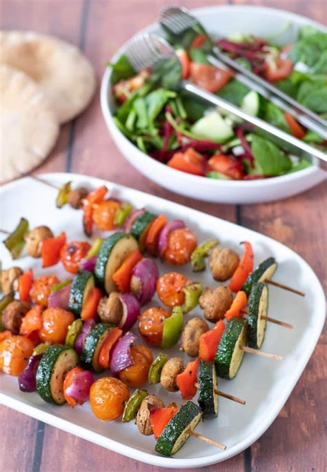 Grilled Vegetable Skewers - Neils Healthy Meals