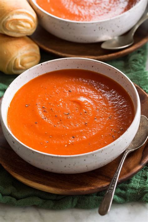 Chilled Tomato Soup with Crème Fraîche Recipe | Recipes.net