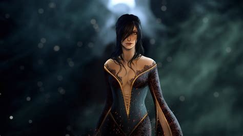 artwork, Fantasy Art, Morrigan (character), Dragon Age: Inquisition, Women, Long Hair Wallpapers ...