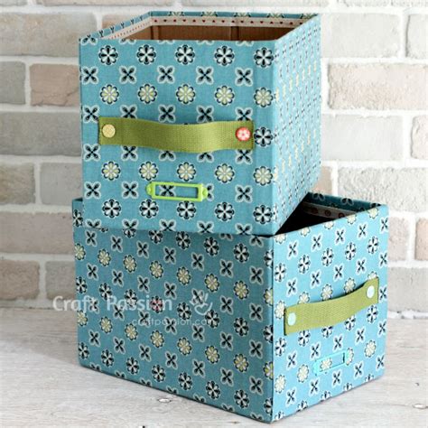 Fabric Storage Box - DIY Tutorial | Craft Passion