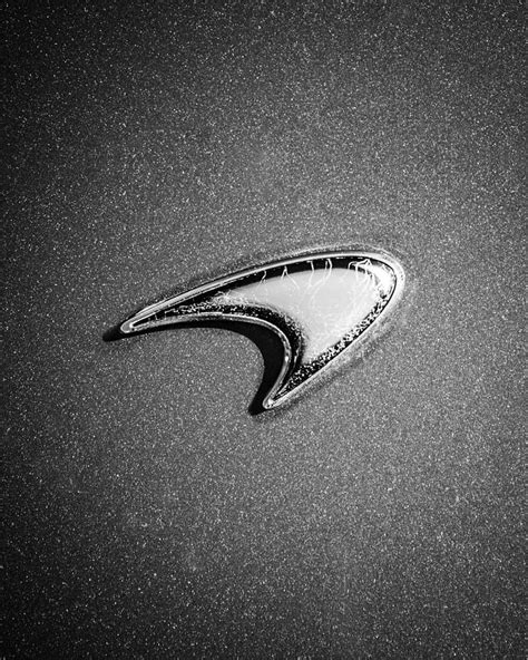 McLaren Emblem -0247bw45 Photograph by Jill Reger - Pixels