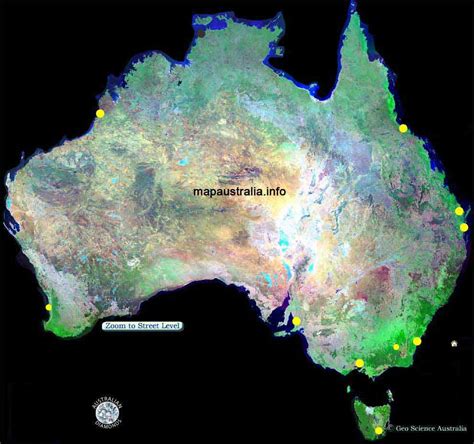 Map Australia