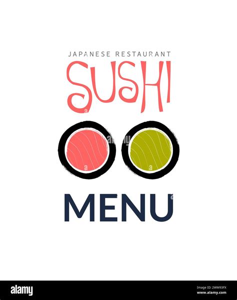 Sushi logo fish food japan restaurant. Japanese seafood logo asian ...