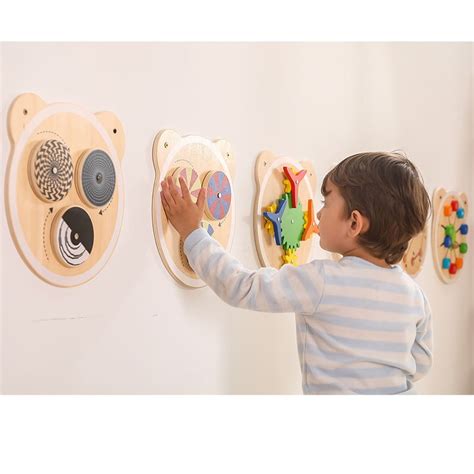 Viga Wall Toy - Sensory Spinning Points Activity Wooden Toys - Sensory Toy Warehouse