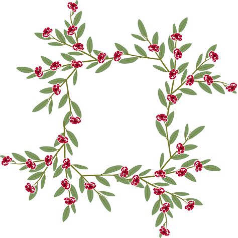 Holly Border Vector at GetDrawings | Free download