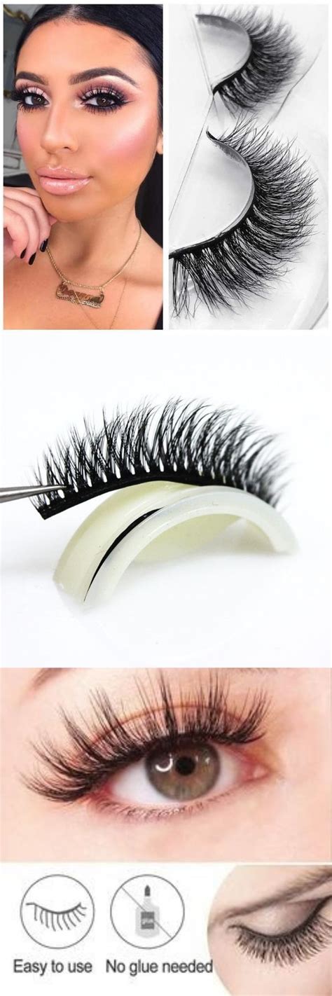 Reusable Natural Curly Eyelashes-$19.95 | Lashes makeup, Eyelashes, Makeup