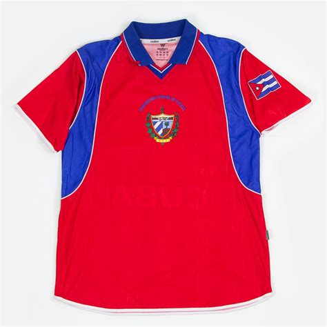 Cuba Red Vintage Soccer Jersey — Size M – Latino Sports