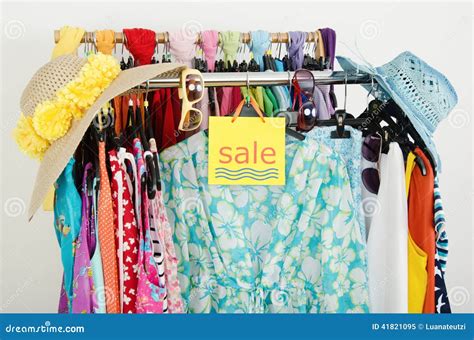 Sale Sign for Summer Clothes. Stock Image - Image of collection ...