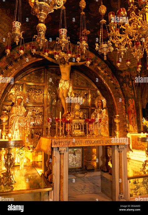 Chapel of Golgotha, The Church of the Holy Sepulchre, Jerusalem, Israel ...