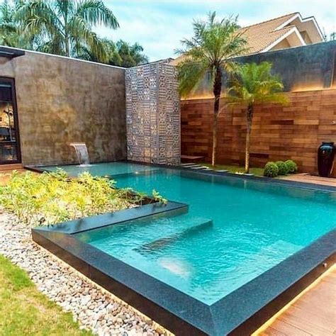 Tropical Swimming Pool Landscaping Ideas Tiktok, Front Yard Rock Landscape Design Project