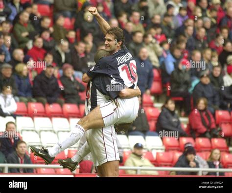 West Brom's Andy Johnson celebrates after scoring against Sunderland ...